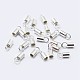 925 Sterling Silver Cord Ends STER-F036-21S-0.8mm-1
