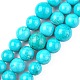 Brins de perles graduées en magnésite naturelle G-F604-01-2