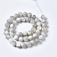 Naturelles perles pierre de lune blanc brins G-N328-51B-01-4