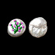 Perles de perles de keshi naturelles baroques PEAR-K008-03D-2