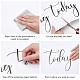 Rectangle PVC Wall Stickers DIY-WH0228-110-6