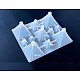 シリコンモールド  レジン型  UVレジン用  エポキシ樹脂ジュエリー作り  ピラミッド  ホワイト  2~6x2~6x2~6.5cm X-DIY-L021-09-3