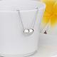 Love Heart Shape Real Platinum Plated Eco-Friendly Tin Alloy Necklaces NJEW-BB13935-P-4