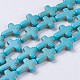 Synthetic Turquoise Beads Strands G-E456-15A-12x16m-1