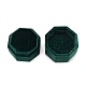 Cajas de anillos de pareja de terciopelo VBOX-WH0009-01-2