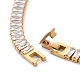 Clear Cubic Zirconia Tennis Necklace NJEW-E038-02G-4