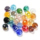 1008 perla di vetro trasparente a 24 colori GLAA-H026-03-3