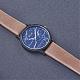 Imitation Leather Quartz Wristwatches WACH-D071-01-2
