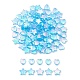 100pcs 2 perles acryliques transparentes écologiques de style TACR-YW0001-86B-1