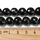Natural Black Onyx(Dyed & Heated) Beads Strands G-K351-A02-03-5