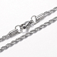 304 Stainless Steel Kitten Chain Necklaces NJEW-JN02012-01-4
