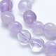 Chapelets de perles en améthyste naturelle G-E483-59A-3