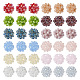 Pandahall 36pcs 12 couleurs perles de verre tissées à la main WOVE-TA0001-08-1