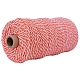 Cordón redondo de algodón bicolor de 100m PW-WG77662-04-1