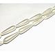 Electroplate Shell Pearl Beads Strands BSHE-G010-8x30mm-01-2