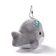 Pp cotone mini animale giocattoli di peluche decorazione ciondolo delfino HJEW-C002-01B-2