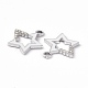 Pendentifs en alliage avec strass&nbsp;PALLOY-P287-09P-01-3