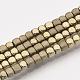 Electroplate Non-magnetic Synthetic Hematite Bead Strands G-Q467-11I-1