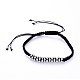 Unisex Adjustable Nylon Thread Braided Bead Bracelets BJEW-JB05137-02-1