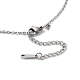 304 Stainless Steel Pendant Necklaces NJEW-D047-03P-3