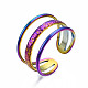 Полые однорядные кольца-манжеты RJEW-N038-010-4