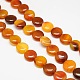 Natural Striped Agate/Banded Agate Beads Strands G-P048-05-2