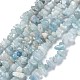 Natural Aquamarine Beads Strands G-G011-10-1