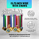 Спортивная тема железная вешалка для медалей настенная стойка для дисплея ODIS-WH0024-026-3