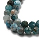 Chapelets de perles en apatite naturelle G-K185-02-4MM-01-4