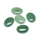 Natürlicher ovaler Palmenstein aus grünem Aventurin G-P415-55A-1