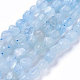 Natürliche Aquamarin Perlen Stränge G-P433-06B-2