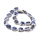 Chapelets de perles en porcelaine manuelle PORC-M537-03-1
