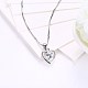 Trendy 925 Sterling Silver Pendant Necklaces NJEW-BB22410-4