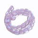 Chapelets de perles en pierre de lune synthétique GLAA-F090B-F03-2