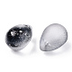 Two Tone Spray Painted Glass Charms GLAA-T016-37-E01-3
