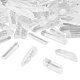 OLYCRAFT 35pcs Quartz Crystal Beads Natural Quartz Crystals Bulk Natural Polished Tumbled Clear Quartz Crystal Points Shards for Jewelry Making Quartz Crystal Sticks Spikes G-OC0001-58-1