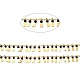 Catene di ciondoli a forma di freccia con perline di vetro CHC-A006-12G-03-2