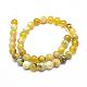 Natural Yellow Opal Round Bead Strands G-M296-02-8mm-5