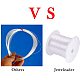JEWELEADER 20 Yards Clear Invisible Craft Nylon Thread 0.6mm Monofilament Fishing Line Bead String Cord for Gemstone Jewelry DIY Making Bracelet Hanging Decoration Sewing Quilting Hair Weaving NWIR-PH0001-14-0.6mm-5
