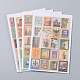 Postage Stamp Shape DIY Paper Label Paster Picture Stickers AJEW-L058-50-2
