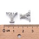 Alloy Rhinestone Initial Letter.Y Slide Charms Fit DIY Wristbands & Bracelets X-ZP1Y-NLF-3