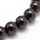 Natural Garnet Beads Stretch Bracelets BJEW-O093-8mm-2