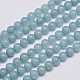 Natural & Dyed Malaysia Jade Bead Strands G-A146-6mm-A25-1