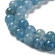 Perles de calcite bleues naturelles G-F756-A02-03-4