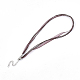 Waxed Cord and Organza Ribbon Necklace Making NCOR-T002-303-2
