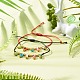 Ensemble de bracelets de cordon de perles de résine d'oeil mauvais pour les femmes de fille BJEW-JB06764-2