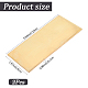 2 pezzo di lamiera di ottone&nbsp;KK-SP0002-57B-2
