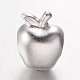 Apple Large Hole Sterling Silver European Beads STER-I006-24-1