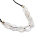 Bracelets de perles de nylon tressés réglables BJEW-JB05421-01-2
