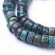 Chapelets de perles en turquoise de HuBei naturelle G-F592-05-3